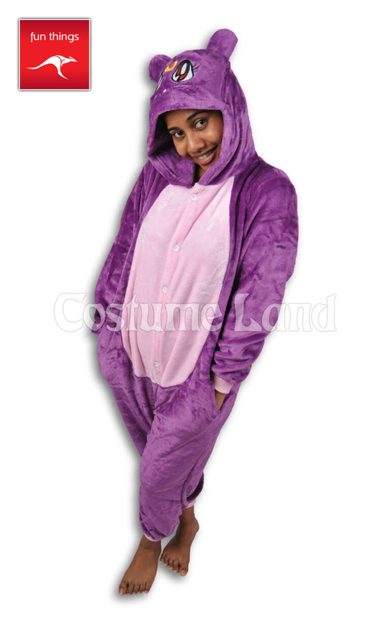 Onesie Purple Cat